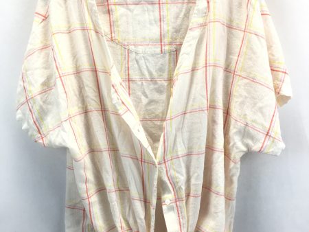 Striped Pattern Top Short Sleeve Style And Company, Size Xl Online Sale