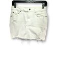 White Denim Skirt Mini & Short Gap, Size 2 Fashion