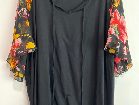 Black Top Short Sleeve Clothes Mentor, Size 3x For Discount