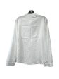 White Top Long Sleeve Cmc, Size L For Cheap