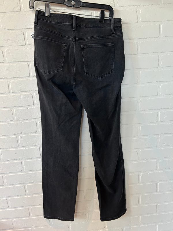 Black Jeans Straight Talbots, Size 4 Online Sale