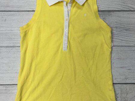 Yellow Top Sleeveless Lilly Pulitzer, Size M Supply