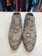 Snakeskin Print Shoes Heels Block Sugar, Size 9 Online Sale