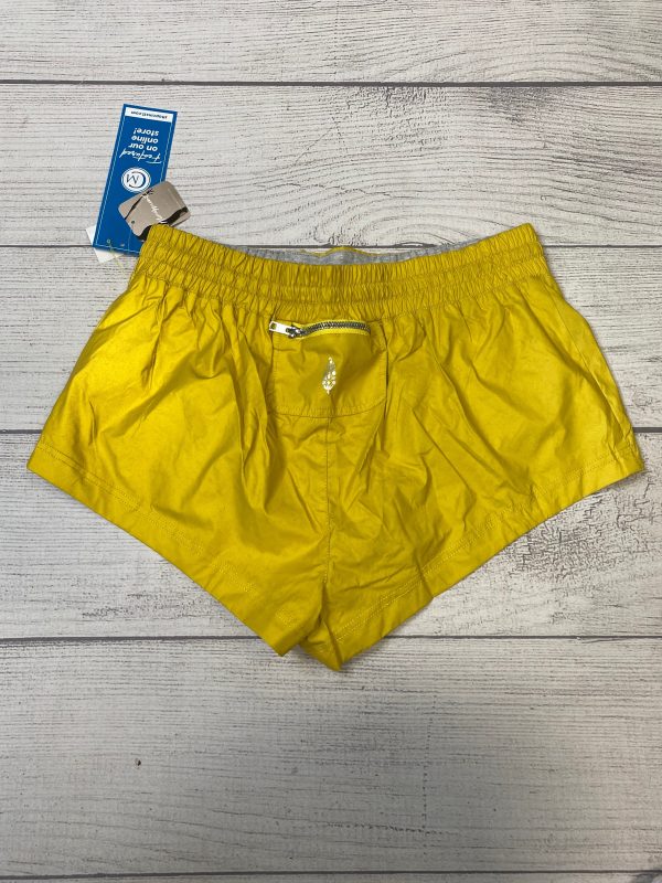 Yellow Athletic Shorts Free People, Size S on Sale