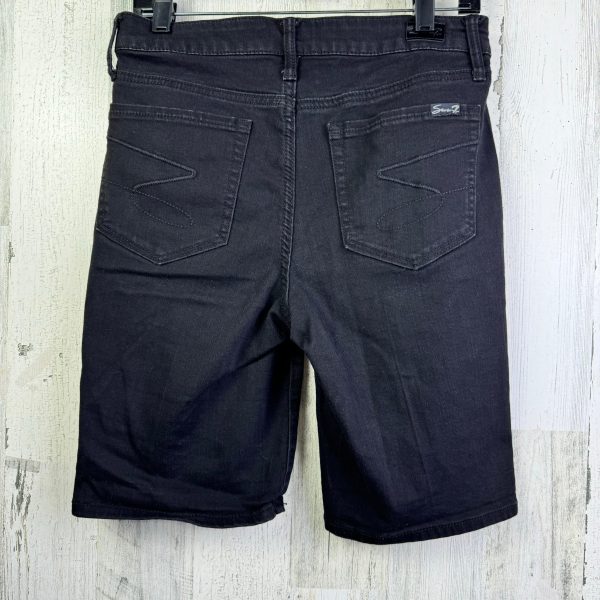 Black Denim Shorts Seven 7, Size 8 For Discount