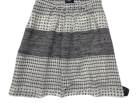 Black & White Skirt Midi Madewell, Size S For Discount