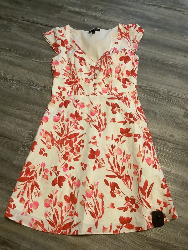 Red Dress Casual Midi Banana Republic, Size 0 Sale