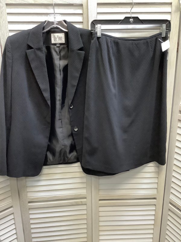 Black Skirt Set 2pc Le Suit, Size 8 For Cheap