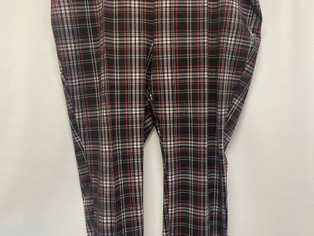 Black & Red Pants Dress Clothes Mentor, Size 3x Online