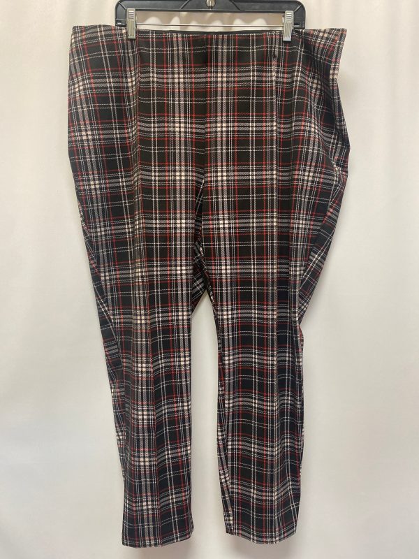 Black & Red Pants Dress Clothes Mentor, Size 3x Online