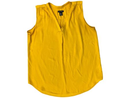 Yellow Top Sleeveless Willi Smith, Size Xl Online now