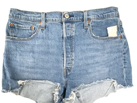 Blue Denim Shorts Levis, Size 18 Discount