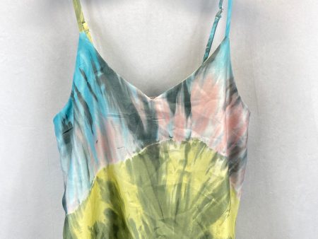 Tie Dye Print Top Sleeveless Clothes Mentor, Size Xl Fashion