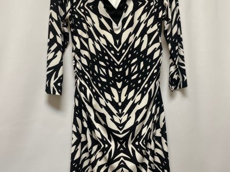 Black & White Dress Casual Maxi Boston Proper, Size M Fashion