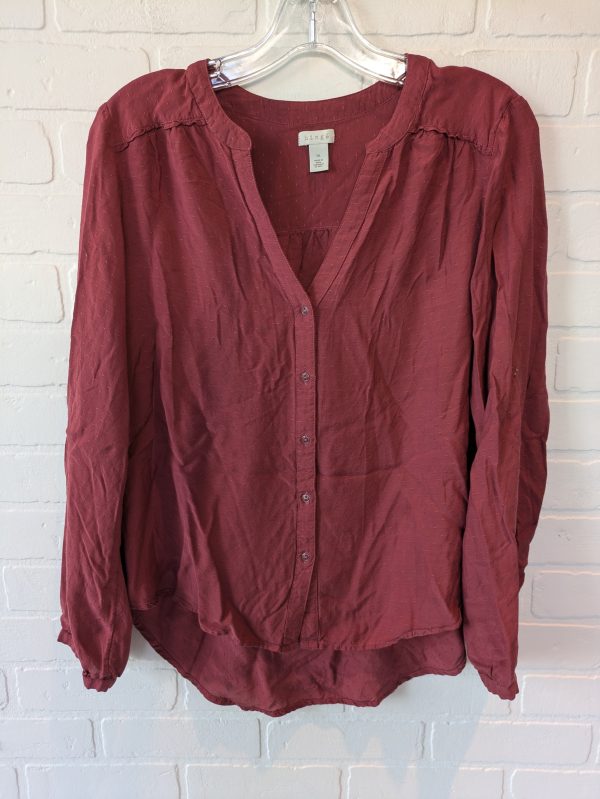 Red Top Long Sleeve Hinge, Size M Sale