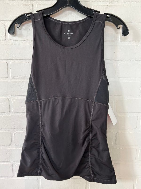 Black Athletic Tank Top Athleta, Size Xs Online Hot Sale