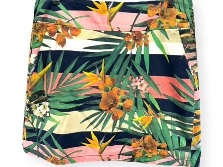 Tropical Print Skirt Mini & Short Mcgregor, Size 6 Online Sale