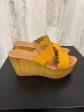 Yellow Sandals Heels Wedge Matisse, Size 7 Fashion