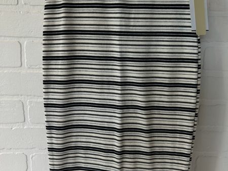 Black & Cream Skirt Midi Painted Threads, Size 0 Fashion