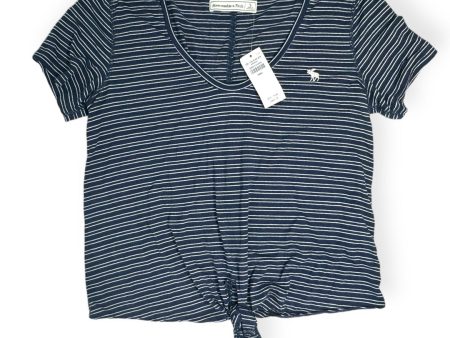 Striped Pattern Top Short Sleeve Abercrombie And Fitch, Size S Cheap