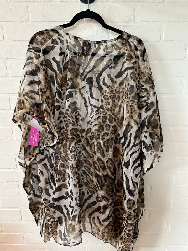 Animal Print Swimwear Cover-up Clothes Mentor, Size Onesize on Sale