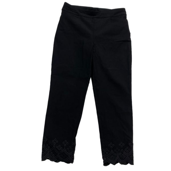 Black Pants Cropped Chicos, Size 6 Sale