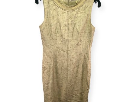 Tan Dress Casual Midi Elie Tahari, Size 4 on Sale