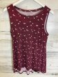 Red Top Sleeveless Amazon Essentials, Size M Fashion