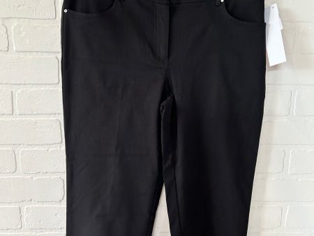 Black Capris Verve, Size 10 Hot on Sale