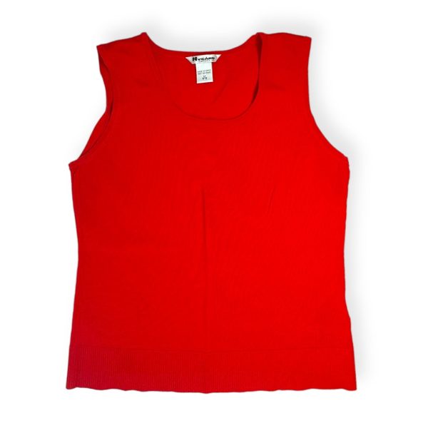 Red Top Sleeveless Nygard Peter, Size M Hot on Sale