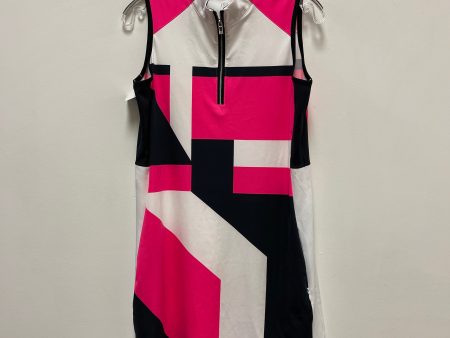 Pink & White Athletic Dress Tail, Size M Hot on Sale