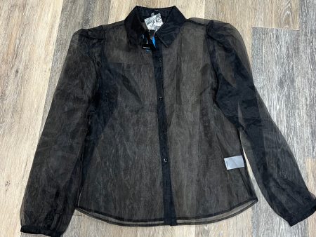 Black Blouse Long Sleeve Express, Size S Online