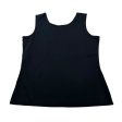 BLACK LANDS END TOP SLEEVELESS, Size M Online Hot Sale